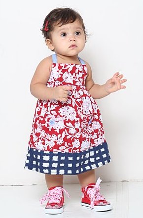 BabyBling Angelina at 11 Months old in BabyBlingThingsBoutique.com Converse Sneakers
